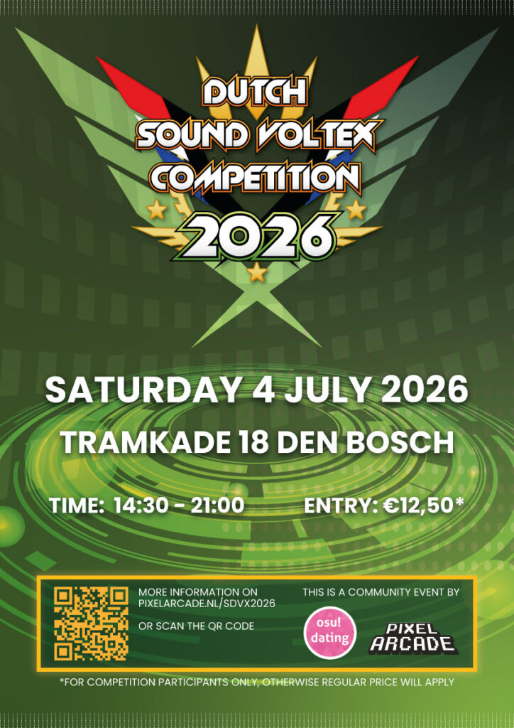 Dutch SDVX Competition 2026 poster